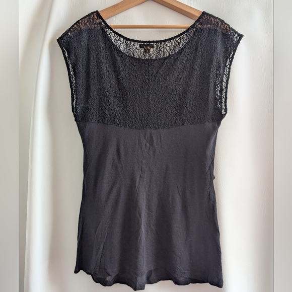 Leifsdottir Black Lace Pullover Sleeveless Top - L - Picture 8 of 15